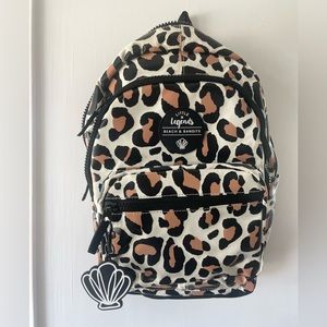 BEACH AND BANDIT -BACKPACK LEOPARD SHARK- 
LIKE NEW